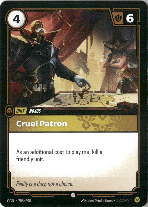 Cruel Patron - Origins