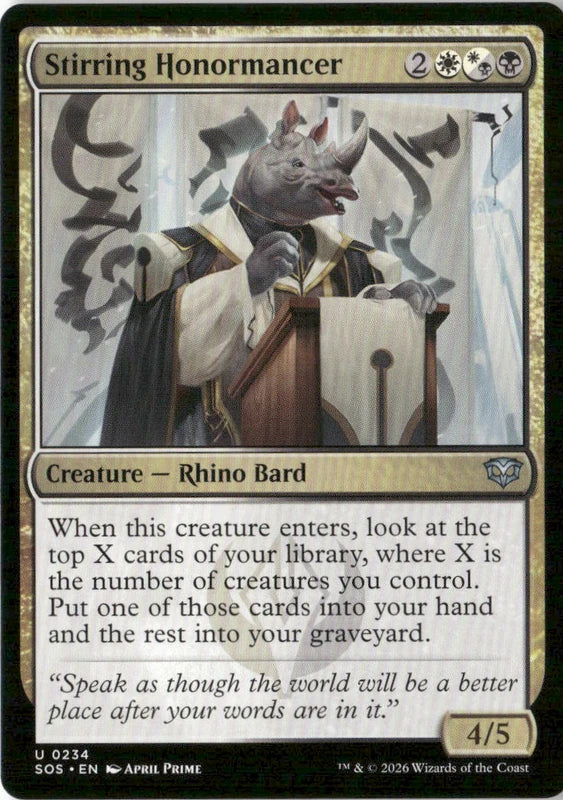 Stirring Honormancer - Secrets of Strixhaven