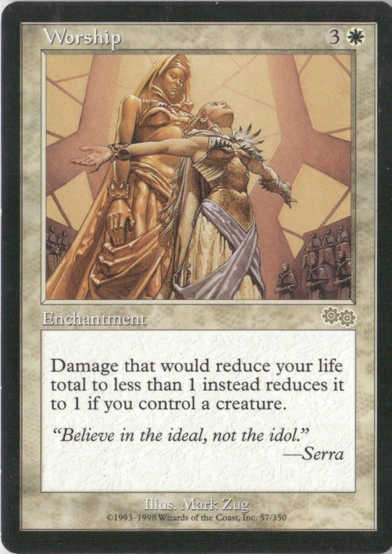 Scan Image | Worship - Urza's Saga | [EB8A6010]