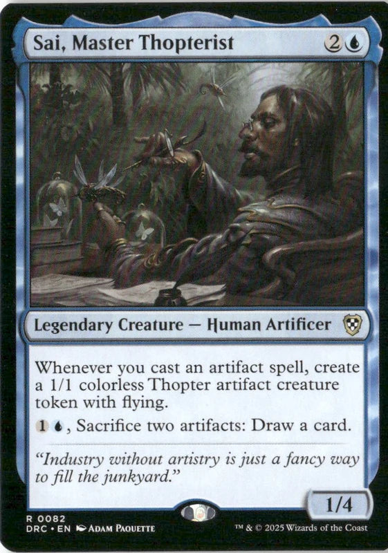 Sai, Master Thopterist - Commander: Aetherdrift