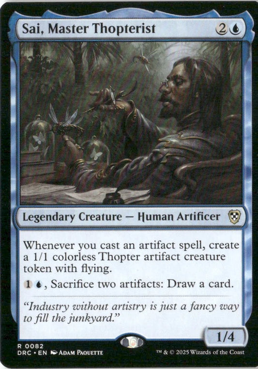 Sai, Master Thopterist - Commander: Aetherdrift
