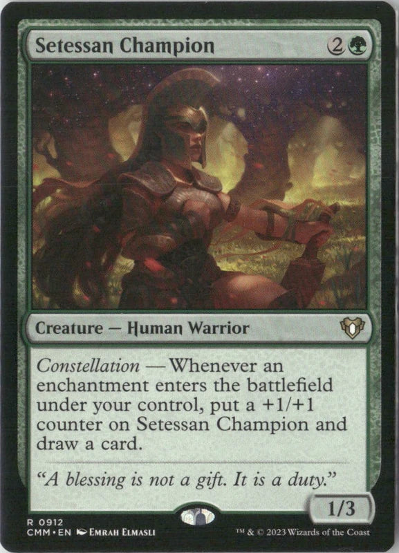 Scan Image | Setessan Champion - Commander Masters | [9C9F2751]