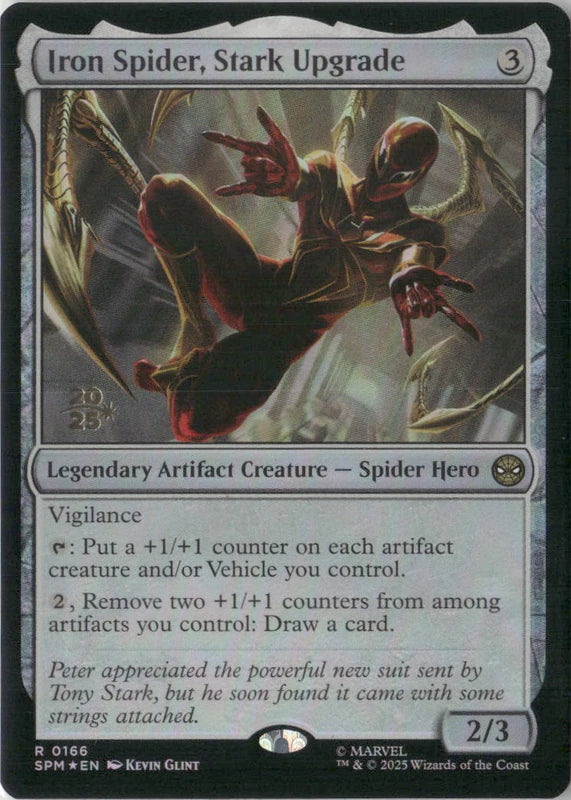 Scan Image | Iron Spider, Stark Upgrade - Prerelease Cards | [0ED36B5F]