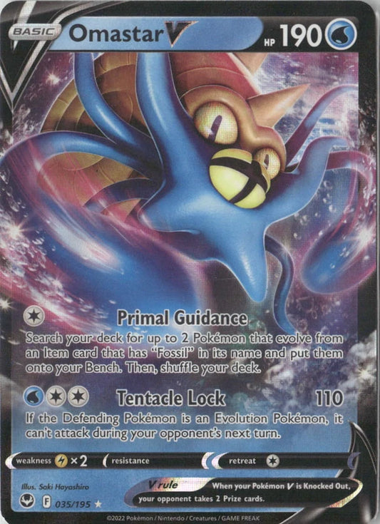 Omastar V - SWSH12: Silver Tempest