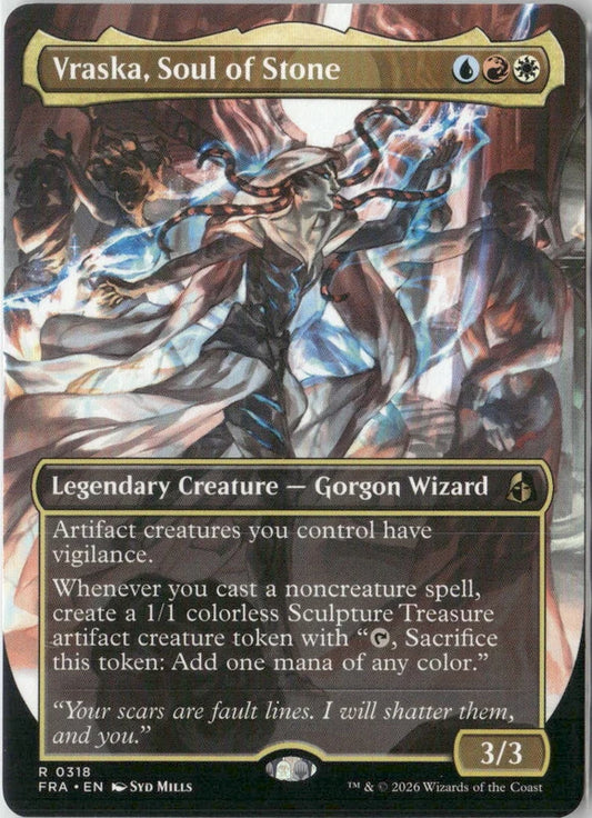 Scan Image | Vraska, Soul of Stone (Borderless) - Reality Fracture | [6AD3E3E0]