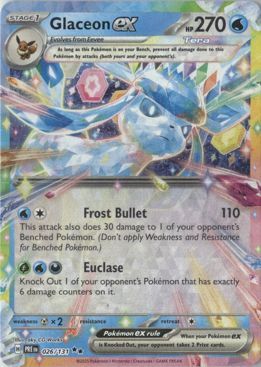Glaceon ex - 026/131 - SV: Prismatic Evolutions