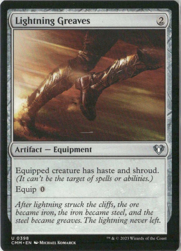 Scan Image | Lightning Greaves - Commander 2020 | [16D6171E]