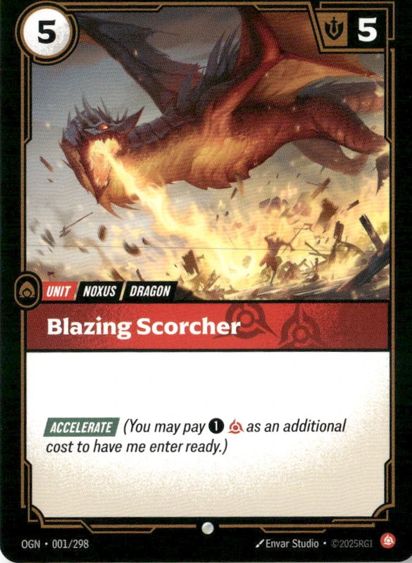 Blazing Scorcher - Origins