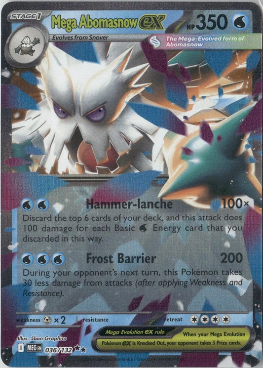 Mega Abomasnow ex - 036/132 - ME01: Mega Evolution