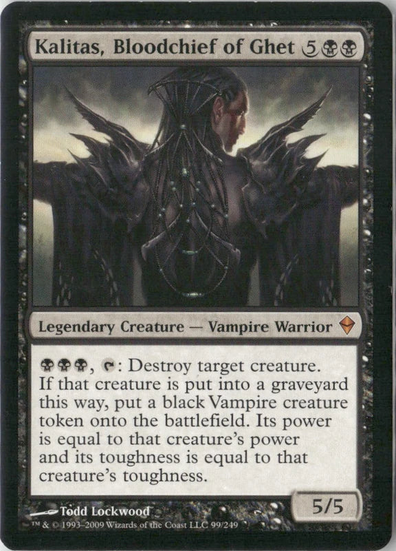 Scan Image | Kalitas, Bloodchief of Ghet - Zendikar | [2AFD7424]