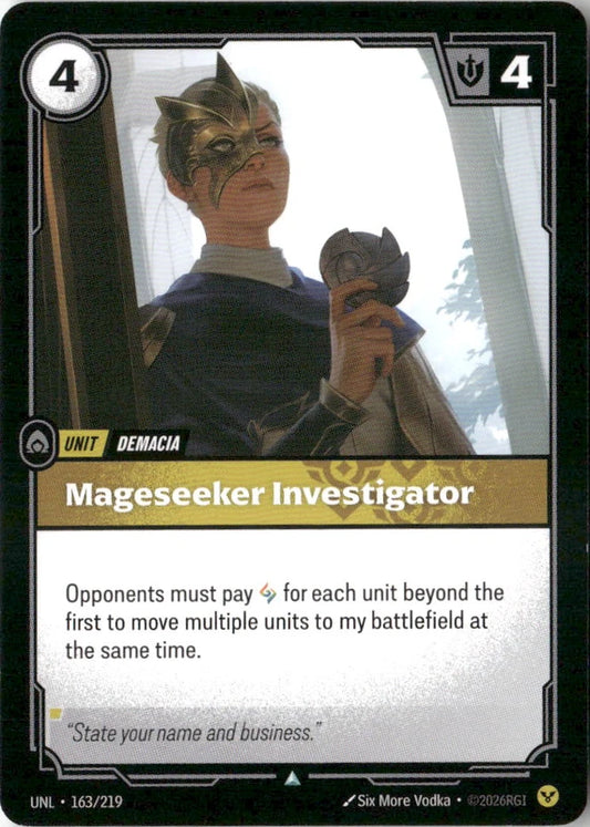 Mageseeker Investigator - Unleashed