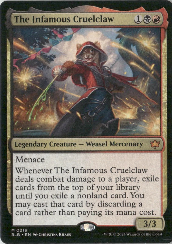 Scan Image | The Infamous Cruelclaw - Bloomburrow | [693F8BF2]