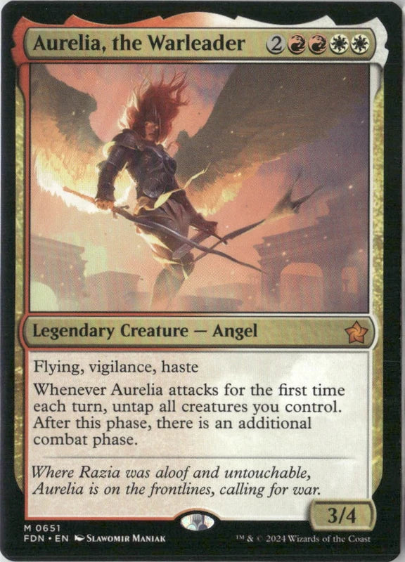 Scan Image | Aurelia, the Warleader - Foundations | [8A583D21]