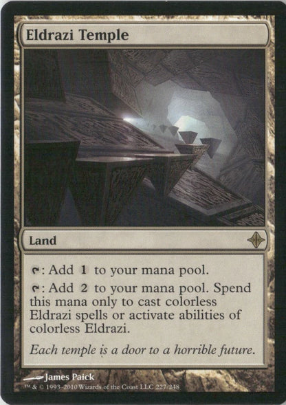 Scan Image | Eldrazi Temple - Rise of the Eldrazi | [8A9BD4F2]