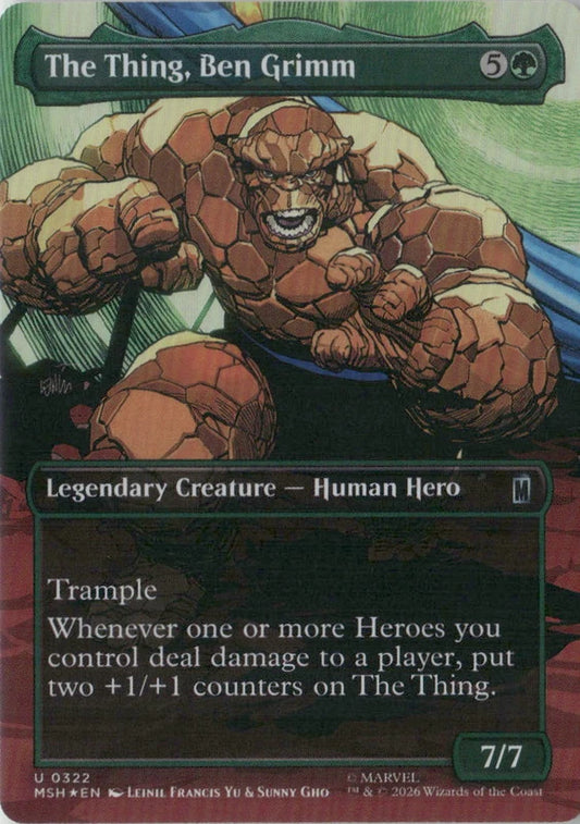 Scan Image | The Thing, Ben Grimm (Borderless) - Marvel Super Heroes | [B5501FE9]