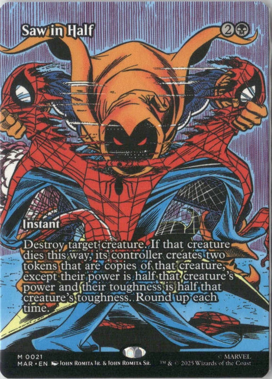 Scan Image | Saw in Half (Borderless) - Marvel Universe Eternal-Legal | [15D46262]