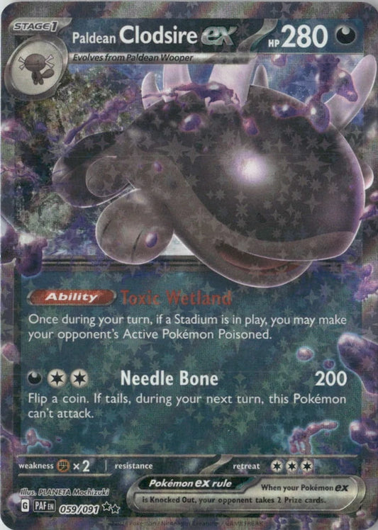 Paldean Clodsire ex - 059/091 - SV: Paldean Fates