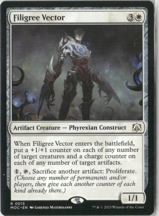 Scan Image | Filigree Vector - Commander: March of the Machine | [55E037AD]