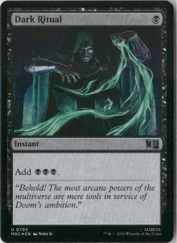 Scan Image | Dark Ritual - Commander: Marvel Super Heroes | [6008B31A]