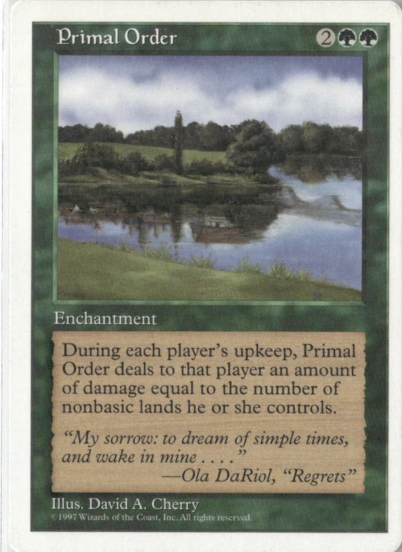 Scan Image | Primal Order - Fifth Edition | [2415A5F4]