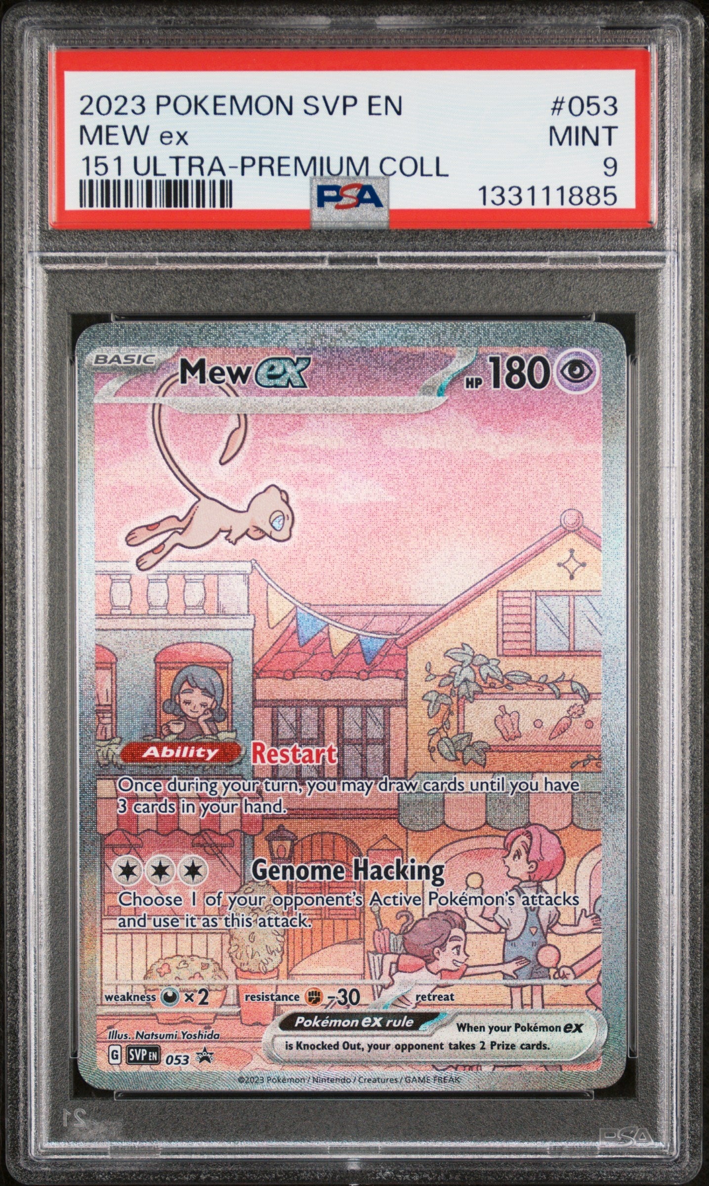 2023 Pokemon Svp En-Sv Black Star Promo 053 Mew Ex 151 Ultra-Premium Coll - PSA 9