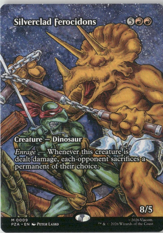 Scan Image | Silverclad Ferocidons (Borderless) - Teenage Mutant Ninja Turtles Source Material | [2C22BF0A]