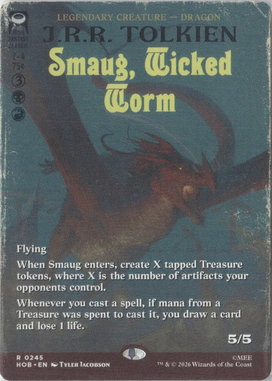 Scan Image | Smaug, Wicked Worm (Borderless) - The Hobbit | [A5EAB355]