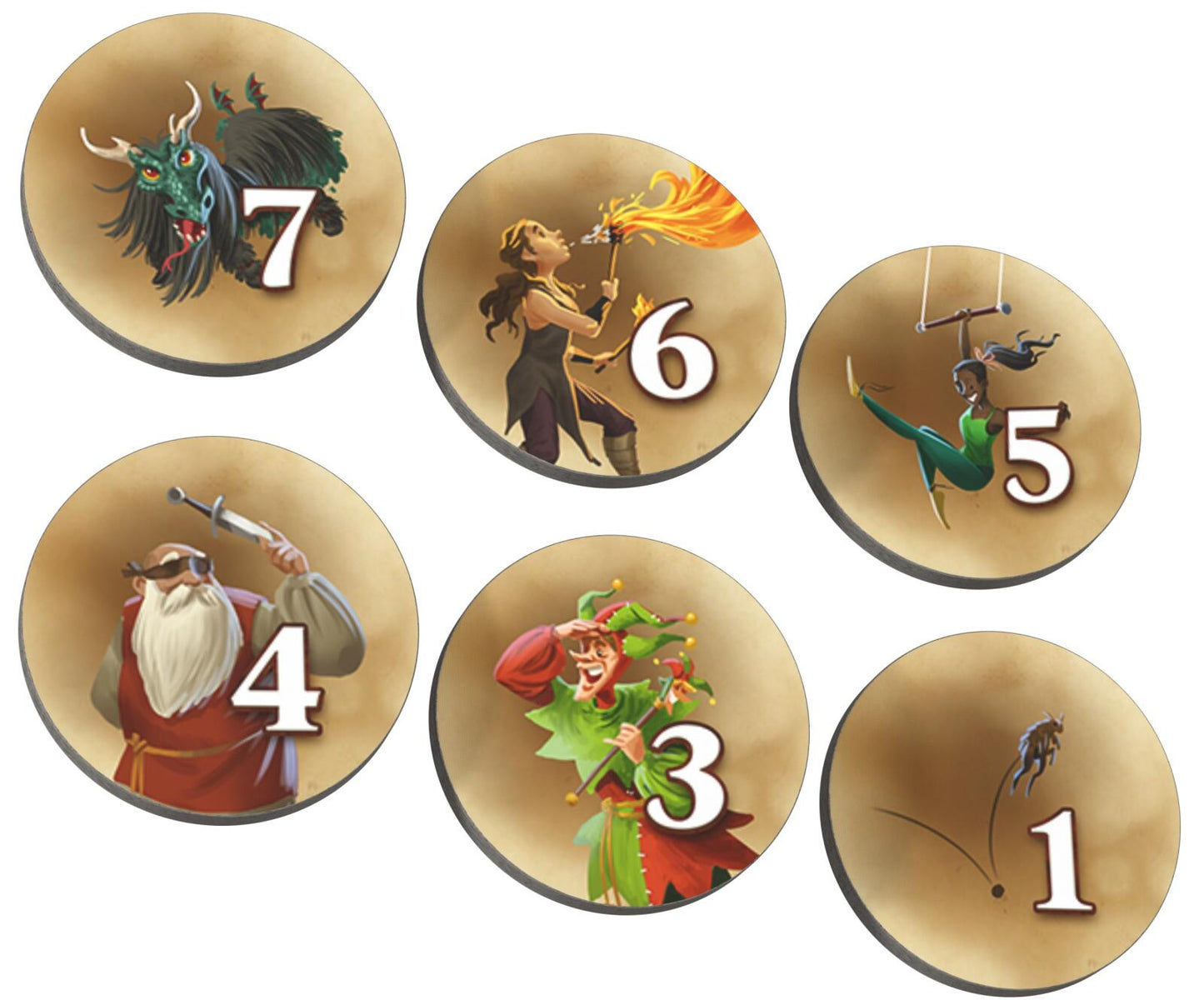 Carcassonne Expansion 10 - Circus and Artist (2025 Redesign)