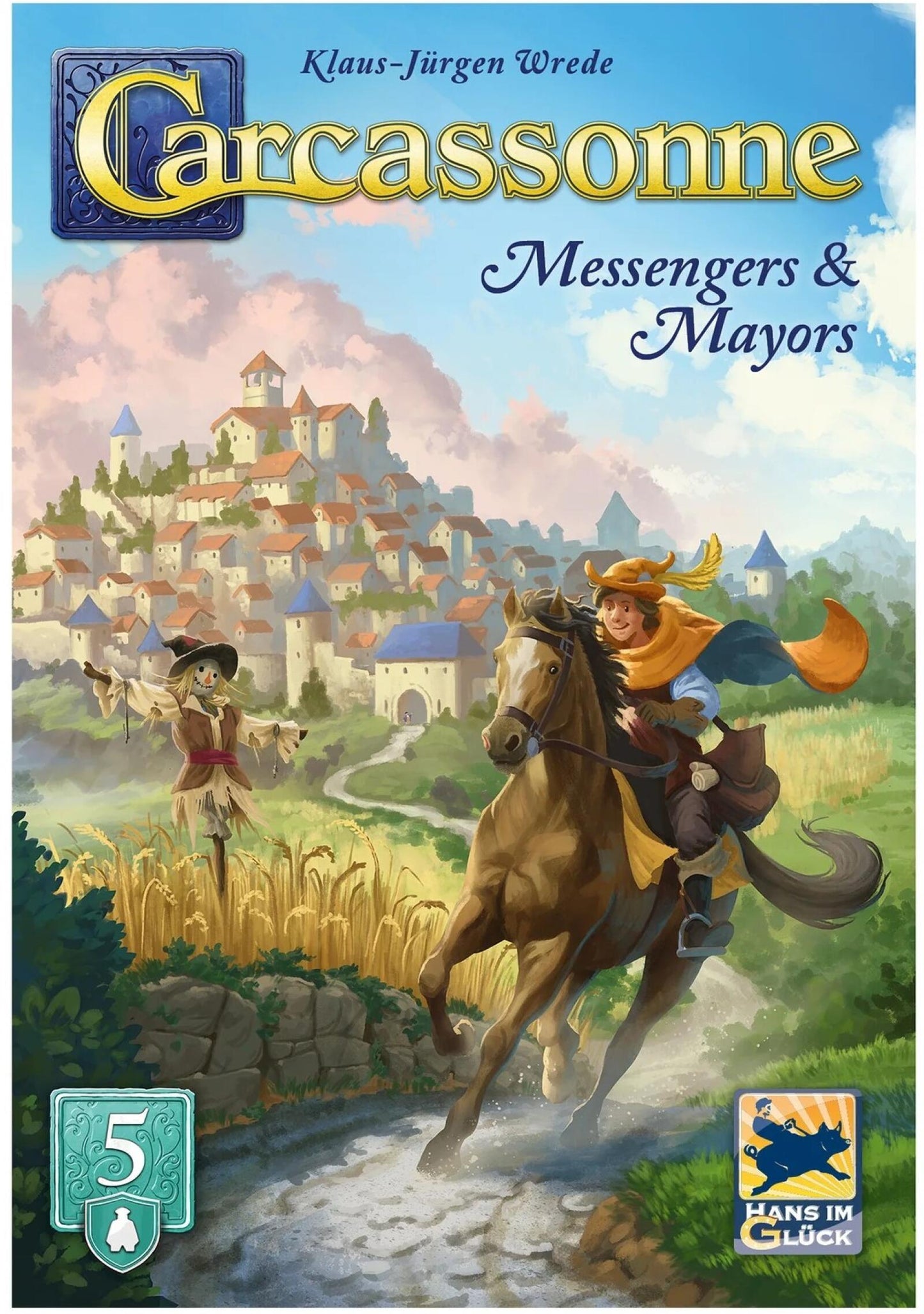 Carcassonne Expansion 5 - Messenger and Mayor (2025 Redesign)