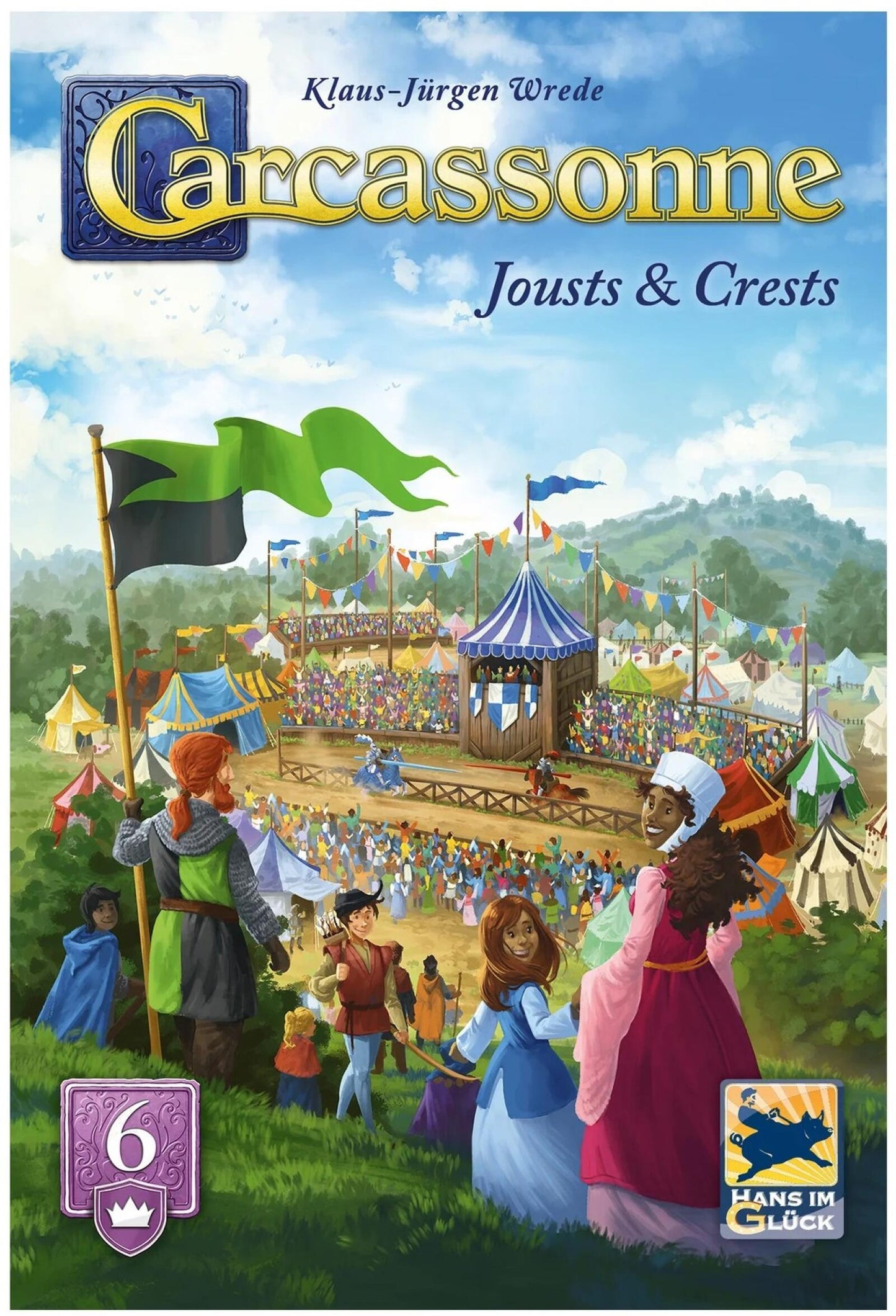 Carcassonne Expansion 6 - Jousts and Crests (2025 Redesign)