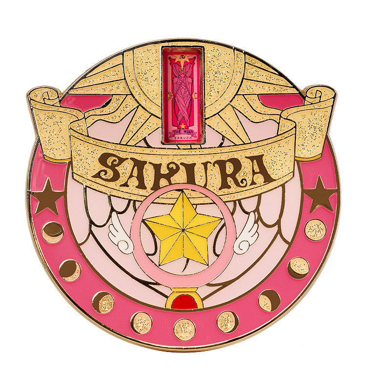 Cardcaptor Sakura 25th Anniversary Metal Badge Star Wand