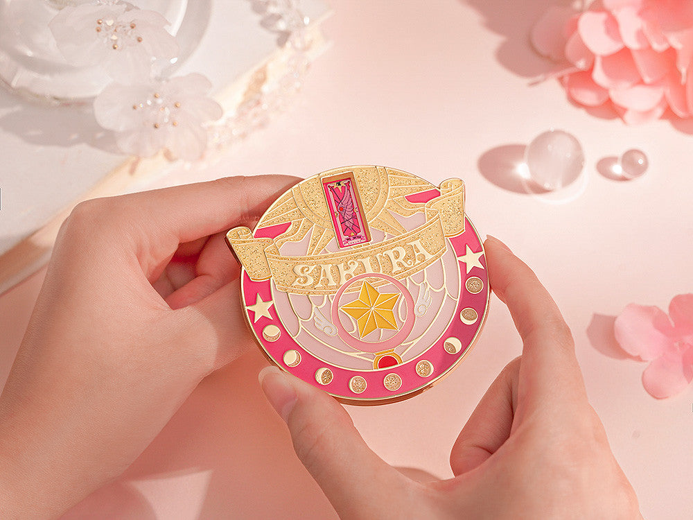 Cardcaptor Sakura 25th Anniversary Metal Badge Star Wand