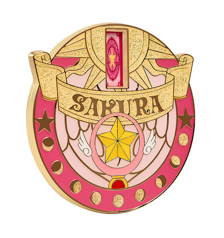 Cardcaptor Sakura 25th Anniversary Metal Badge Star Wand