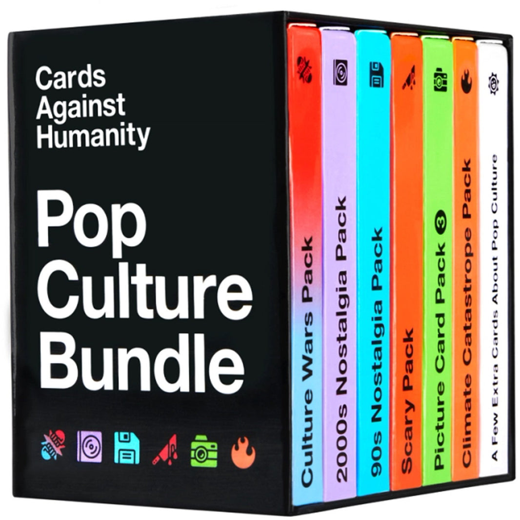 Cards Against Humanity Pop Culture Bundle – 6 Themen-Packs + 10 Exklusive Karten (Erweiterung)