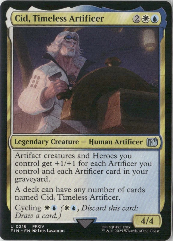 Scan Image | Cid, Timeless Artificer (0216) - FINAL FANTASY | [8C7386E5]