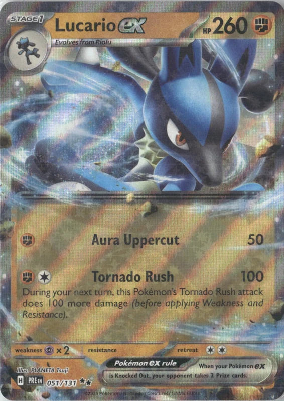 Lucario ex - SV: Prismatic Evolutions