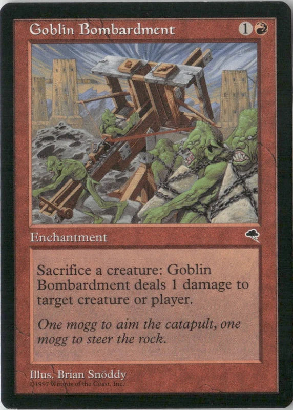 Scan Image | Goblin Bombardment - Tempest | [C43A33AE]