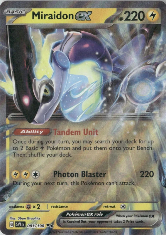 Miraidon ex - 081/198 - SV01: Scarlet & Violet Base Set