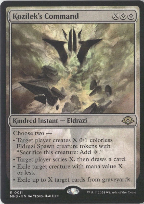 Scan Image | Kozilek's Command - Modern Horizons 3 | [A87CE41D]