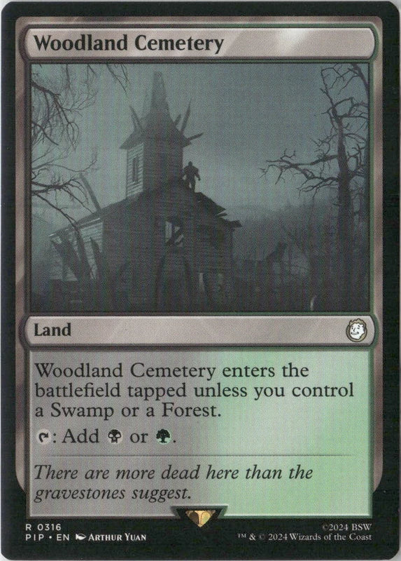 Scan Image | Woodland Cemetery - Universes Beyond: Fallout | [3FA4601A]