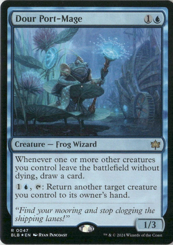 Scan Image | Dour Port-Mage - Bloomburrow | [18F150D8]