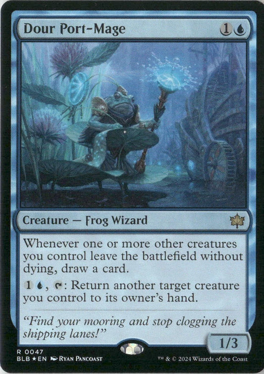Scan Image | Dour Port-Mage - Bloomburrow | [18F150D8]