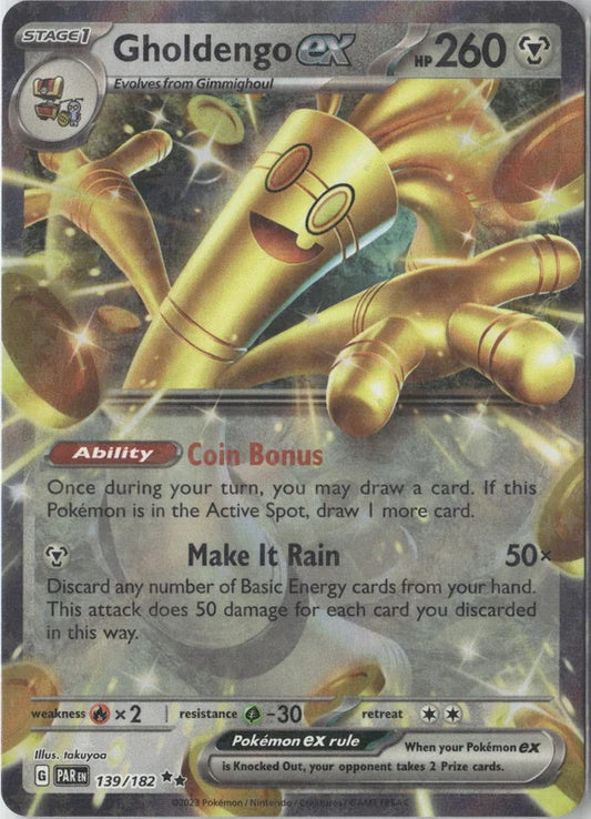 Gholdengo ex - 139/182 - SV04: Paradox Rift