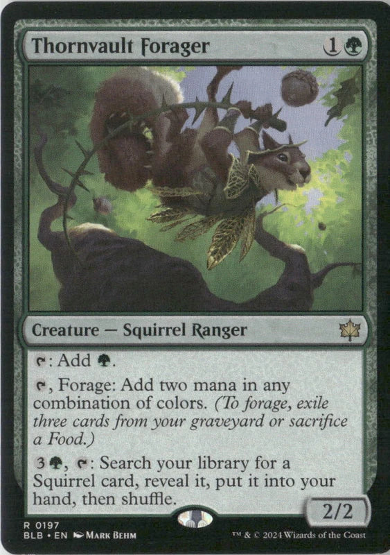 Scan Image | Thornvault Forager - Bloomburrow | [2C502241]