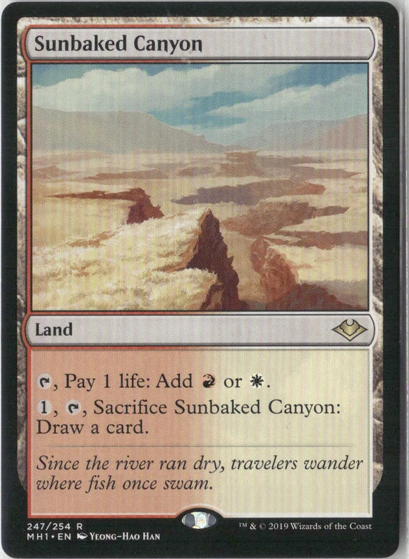 Scan Image | Sunbaked Canyon - Modern Horizons | [655B9481]