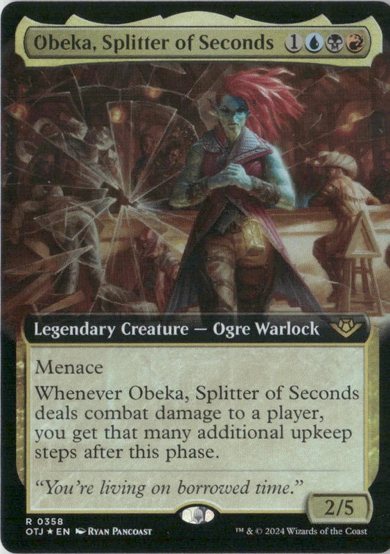 Scan Image | Obeka, Splitter of Seconds (Extended Art) - Outlaws of Thunder Junction | [704F6BD2]