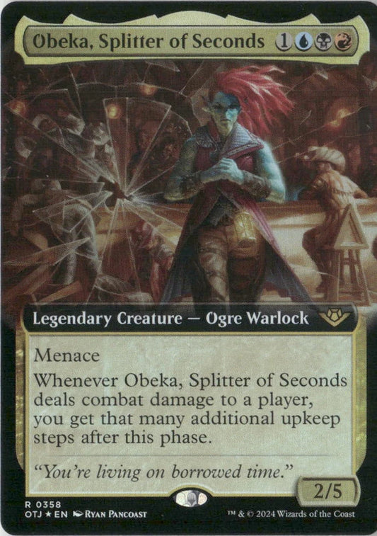 Scan Image | Obeka, Splitter of Seconds (Extended Art) - Outlaws of Thunder Junction | [704F6BD2]