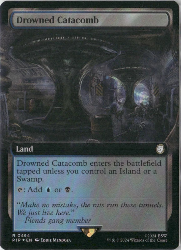 Scan Image | Drowned Catacomb (Extended Art) - Universes Beyond: Fallout | [E26BF7B0]