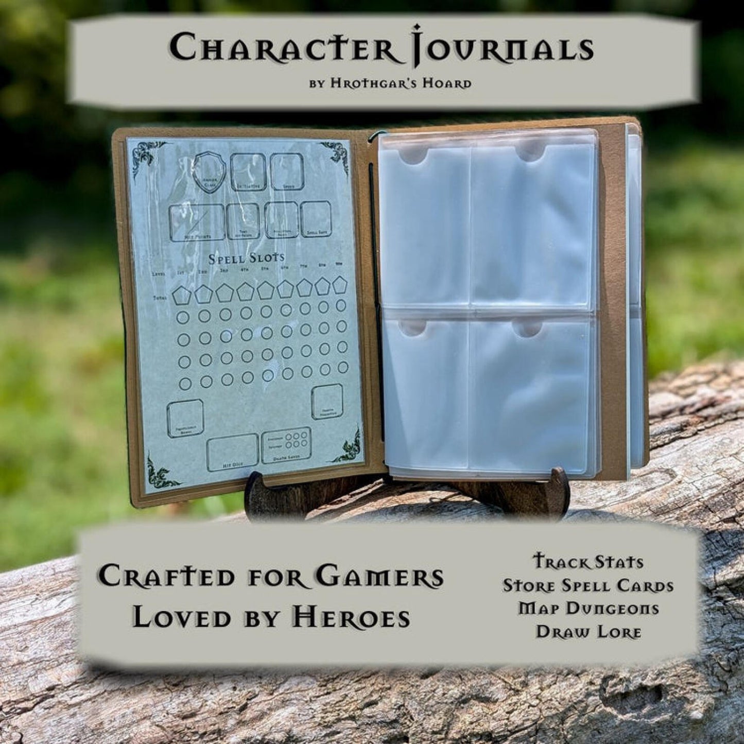 Character Journal (Green) - Arcane Symbol