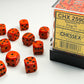 Chessex D6 Speckled 12mm d6 Fire Dice Block (36 dice)